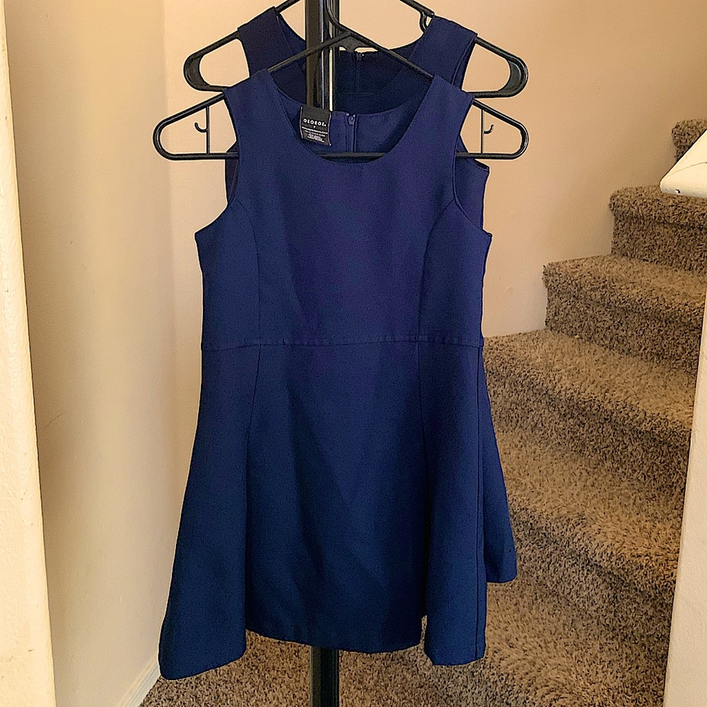 Not for Sale.  No longer available. Navy Blue jumper uniform